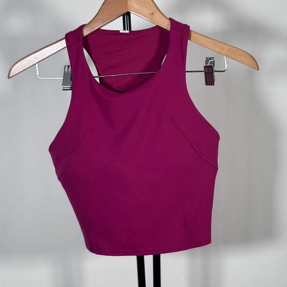 NWOT Lululemon Invigorate Training Tank Top Mulled Wine - Picture 7 of 8